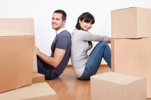 Mixed household items illustrating cubic-yard storage rates